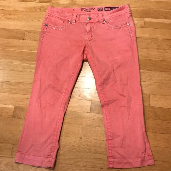 Miss Me Denim - Miss me jeans in pink coral Capri size 30